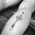 Tatouage femme Boussole